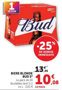 U Express Bud Bière blonde offre