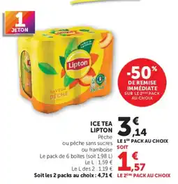 U Express Lipton Ice Tea offre