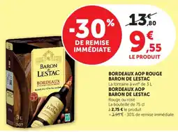 U Express BARON DE LESTAC BORDEAUX offre