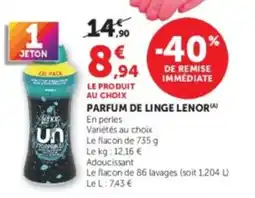 Hyper U Lenor Parfum de linge offre