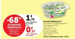 Hyper U Bonduelle salade offre
