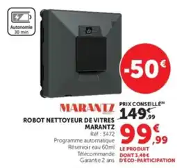 Hyper U MARANTZ ROBOT NETTOYEUR DE VITRES offre