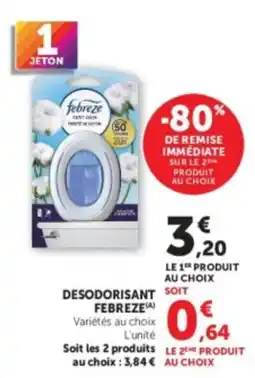 Hyper U Febreze Desodorisant offre