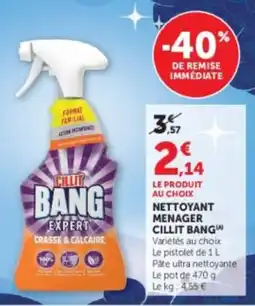 Hyper U CILLIT BANG EXPERT offre