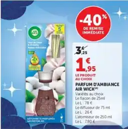 Hyper U AIR WICK Parfum d'ambiance offre
