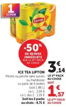 Hyper U Lipton Ice Tea offre