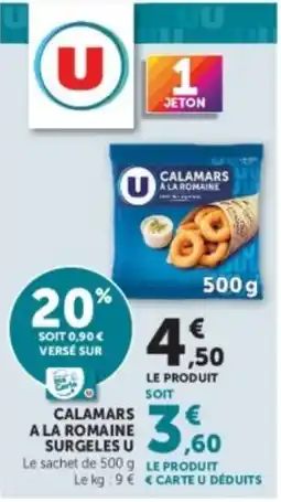 Hyper U U Calamars à la romaine offre