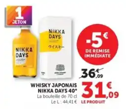 Hyper U NIKKA WHISKY JAPONAIS DAYS offre