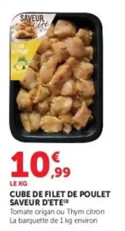 Hyper U Cube de filet de poulet offre