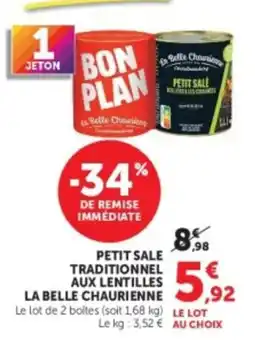 Hyper U La Belle Chaurienne Petit Sale Traditionnel aux Lentilles offre