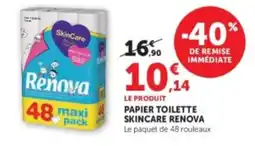 Hyper U Renova Papier Toilette offre