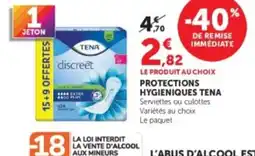 Hyper U TENA protections hygiéniques offre