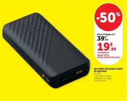Hyper U XTORM BATTERIE EXTERNE offre