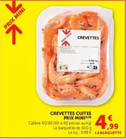 Hyper U CREVETTES offre