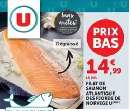Hyper U U Filet de saumon atlantique offre
