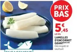Hyper U Lamelles d'encornet géant offre