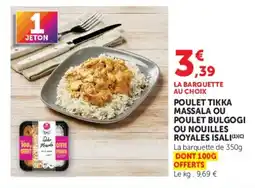 Super U ISAL Poulet Tikka Massala offre