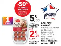 Super U BIGARD Boulettes au Bœuf offre
