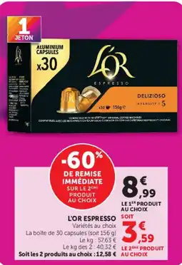 Super U L'or espresso offre