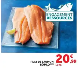 Super U BÖMLO FILET DE SAUMON offre