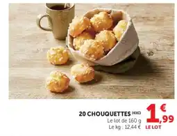Super U CHOUQUETTES offre