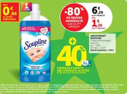 Super U Soupline adoucissant offre