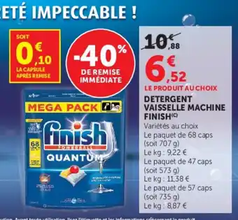 Finish Detergent vaisselle machine