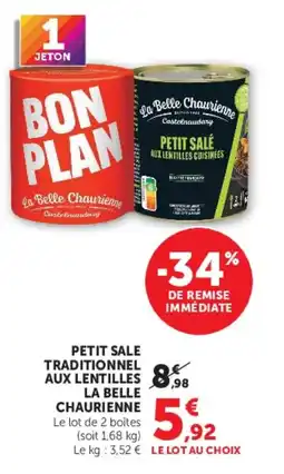 Super U La Belle Chaurienne Petit Salé aux Lentilles Cuisinées offre