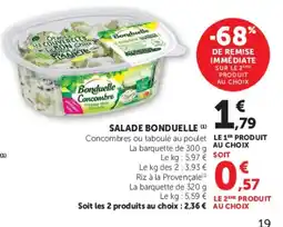 Super U Bonduelle Salade offre