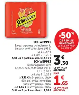 Super U Schweppes offre