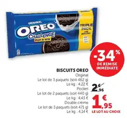 Super U OREO Biscuits offre