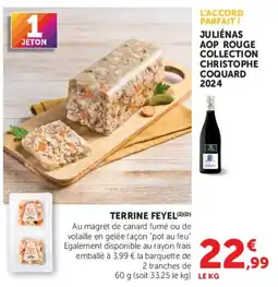 Super U Terrine Feyel offre