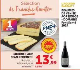 Super U Jean perrin morbier aop offre