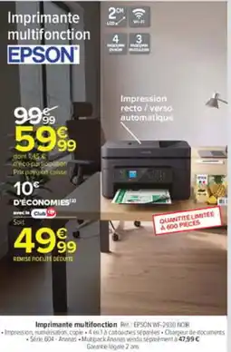 Carrefour EPSON Imprimante multifonction offre