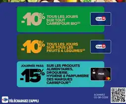 Carrefour Carrefour Bio offre