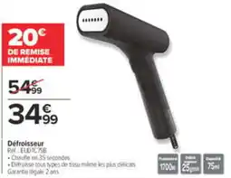 Carrefour Défroisseur offre
