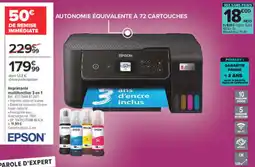 Carrefour EPSON Imprimante multifonction 3 en 1 offre