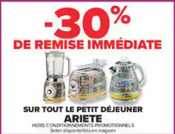 Carrefour Ariete petit déjeuner offre