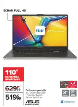 Carrefour ASUS Ordinateur portable offre