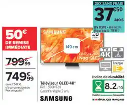 Carrefour SAMSUNG Téléviseur QLED 4K offre