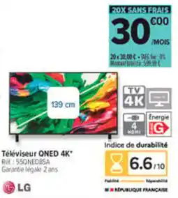 Carrefour LG Téléviseur QNED 4K* offre