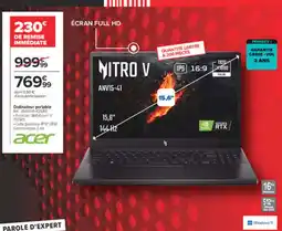 Carrefour Acer Nitro V offre