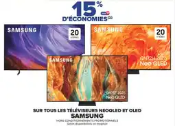 Carrefour Samsung téléviseurs neoqled et oled offre