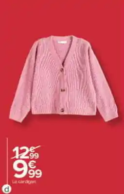 Carrefour Le cardigan offre
