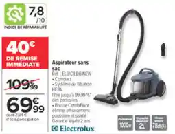 Carrefour Electrolux Aspirateur sans sac offre
