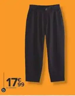 Carrefour b Pantalon offre