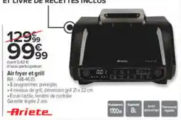 Carrefour Ariete Air fryer et grill offre