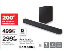 Carrefour SAMSUNG Barre de son offre