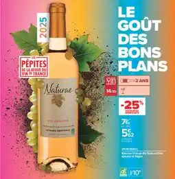 Carrefour Naturae Vin Orange offre