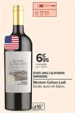 Carrefour Western Cellars Zinfandel offre